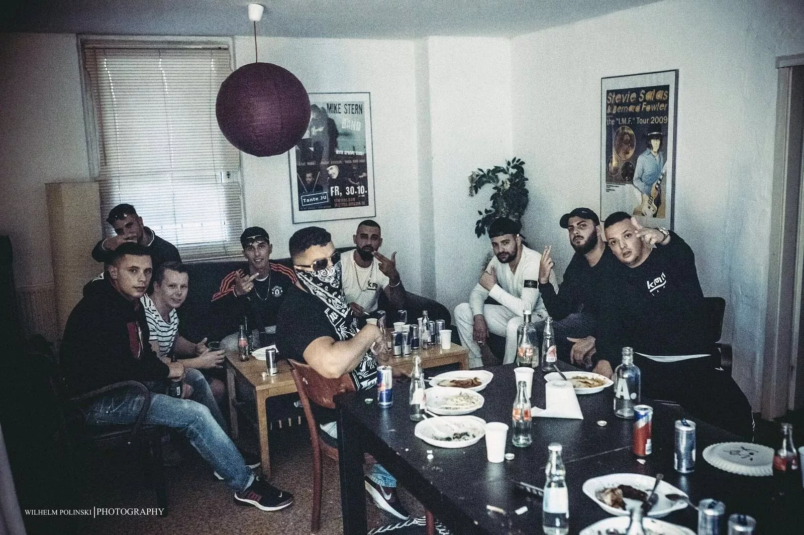 Besprechung vor Konzert beginn mit Zuna & Miami Yacine und AZET + TERMI