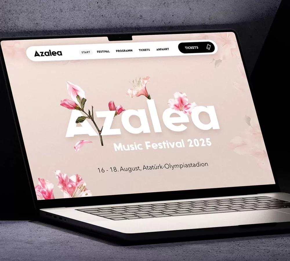 azalea festival webseite design